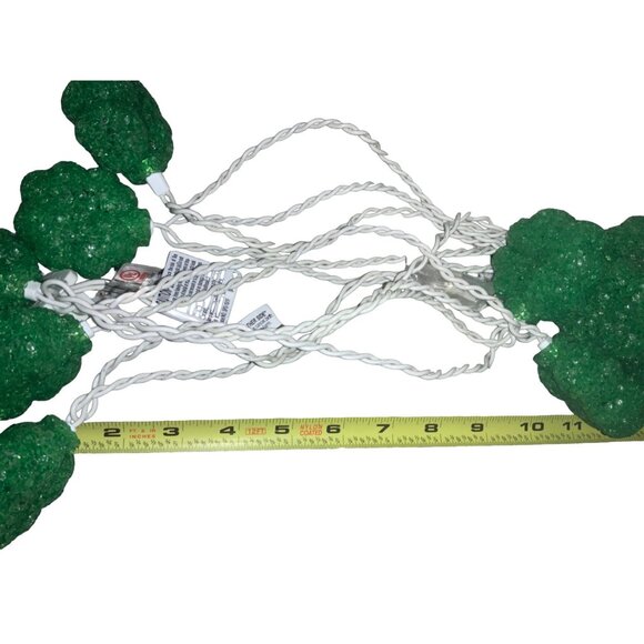 St Patrick's Day Green Shamrock String of 10 Lights - Picture 10 of 11